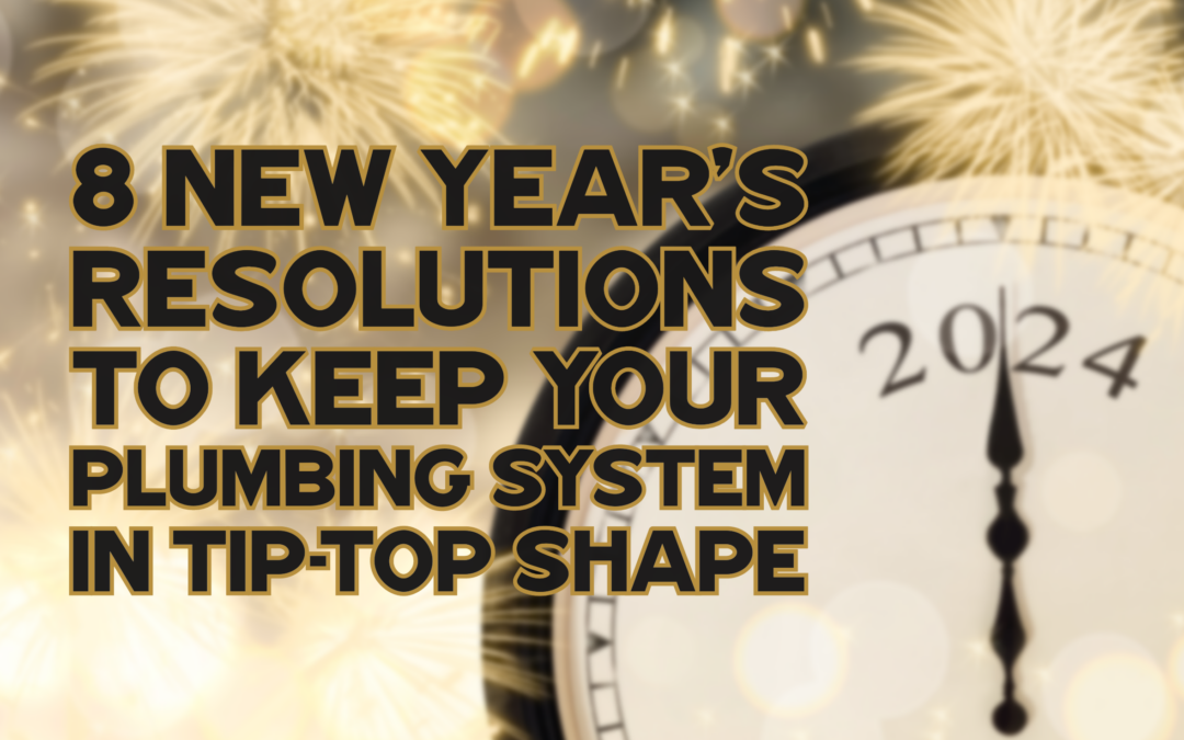 8 NEW YEAR’S RESOLUTIONS TO KEEP YOUR PLUMBING SYSTEM IN TIP-TOP SHAPE   