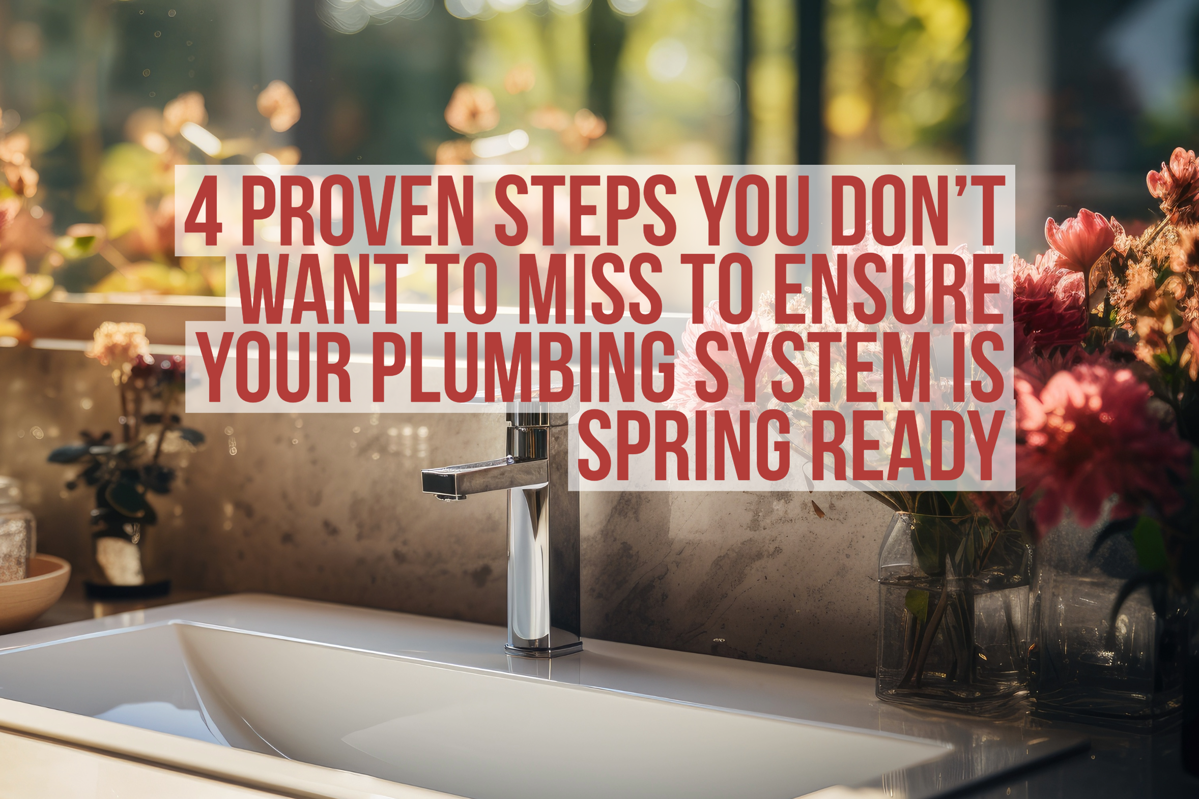 4 steps to getting your plumbing system spring-ready!