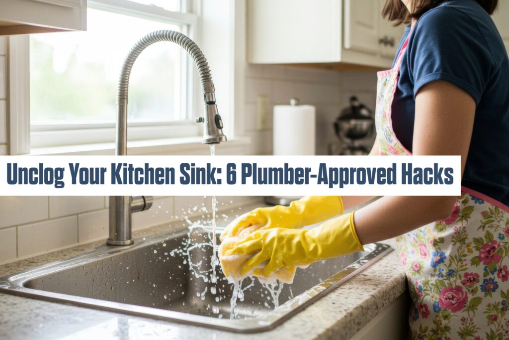 Unclog Your Kitchen Sink: 6 Plumber-Approved Hacks